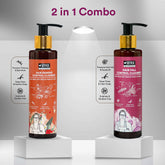 MYKK Hair Damage Control Cleanser Shampoo + Hair Fall Control Cleanser Shampoo Combo Pack - Mykk Store